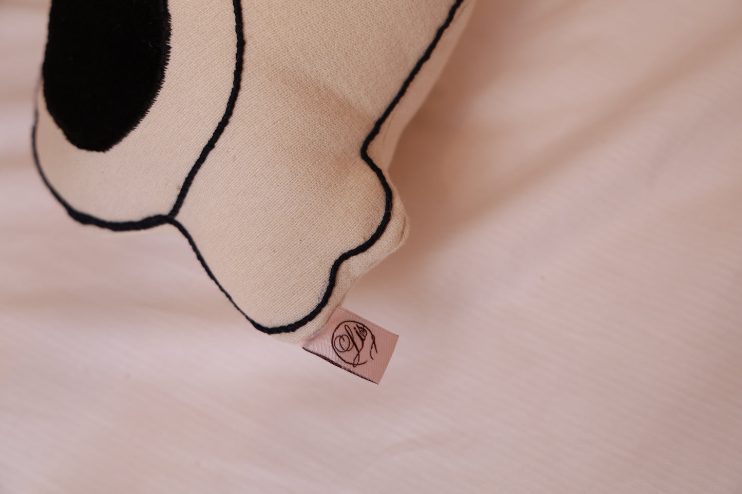 Car cushion with embroidery name