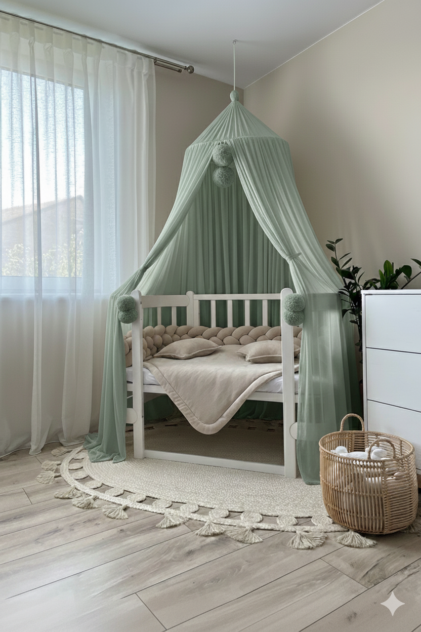 hanging tulle ( opaque)