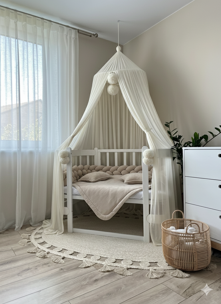 hanging tulle ( opaque)