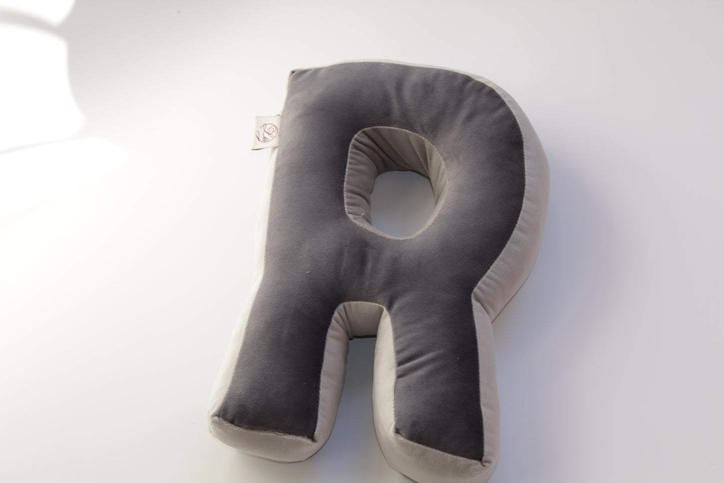 Small letter cushion